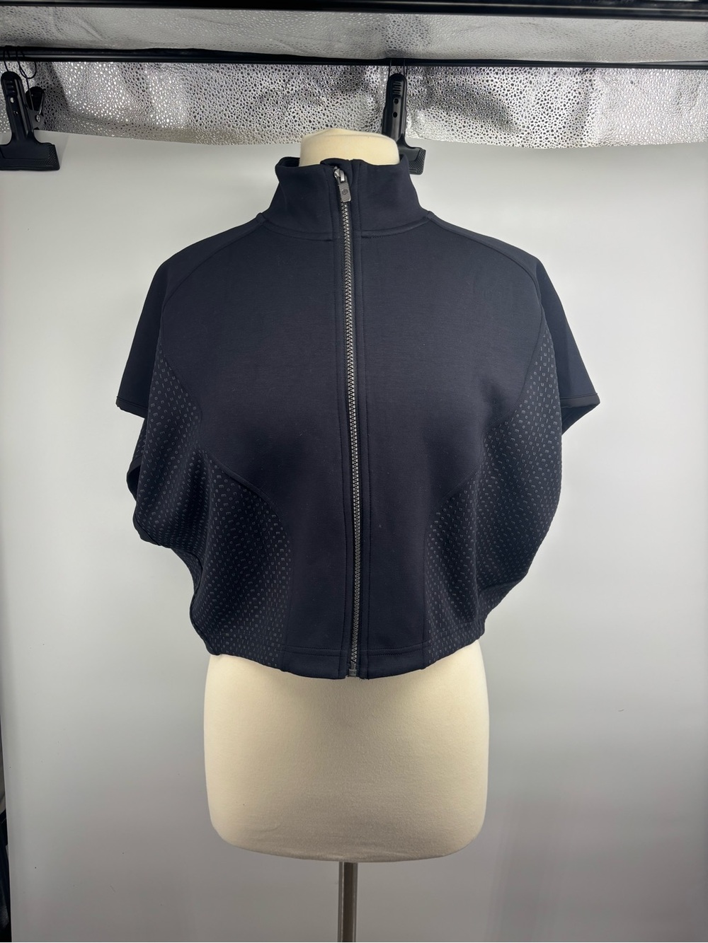 Lululemon Black Zip-Front Athletic Jacket